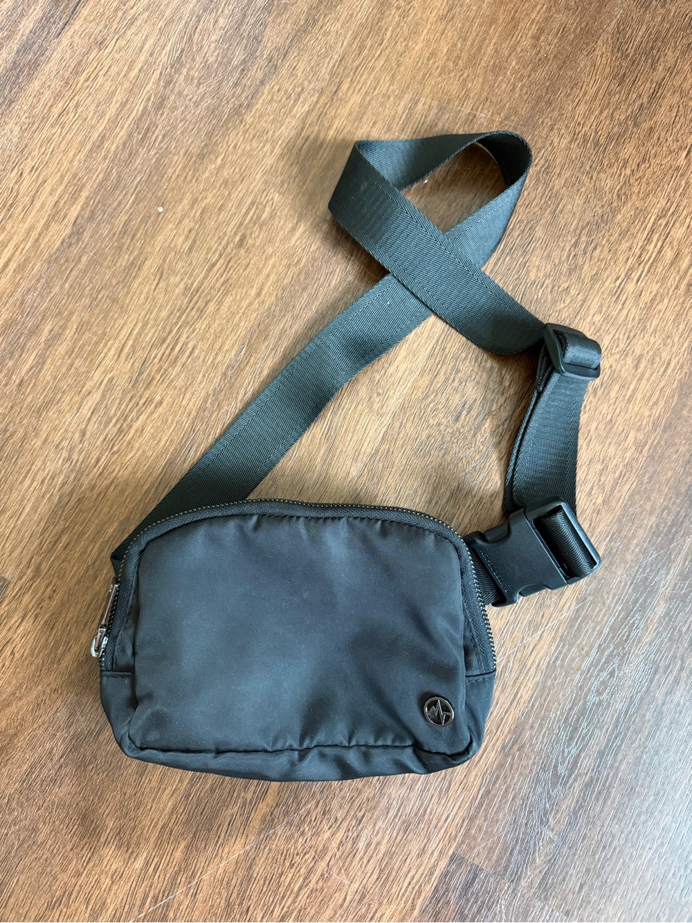 PANDER Black Nylon Crossbody Sling Bag Adjustable Straps—Never Used